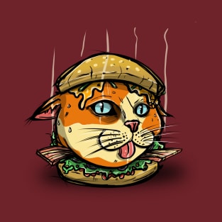 Burger cat T-Shirt