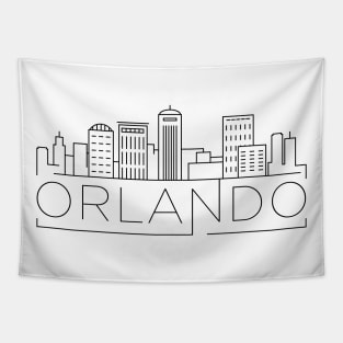 Orlando Minimal Skyline Tapestry