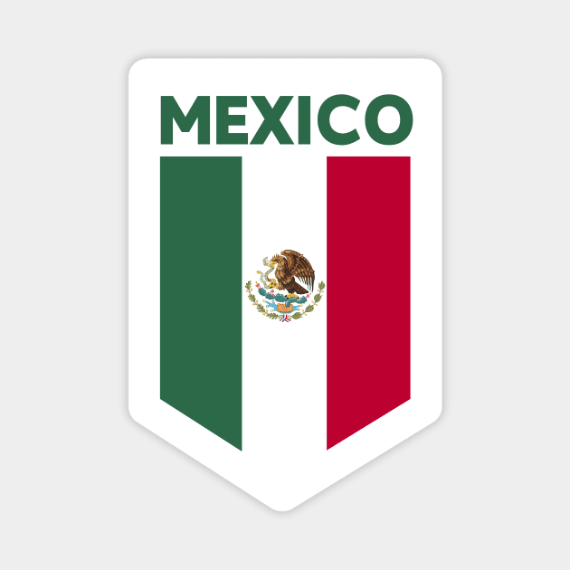 Mexico Flag Emblem Magnet by SLAG_Creative