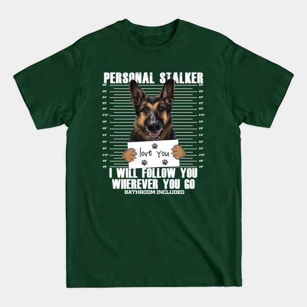 Discover German Shepherd Stalker Cartoon - German Shepherd - T-Shirt