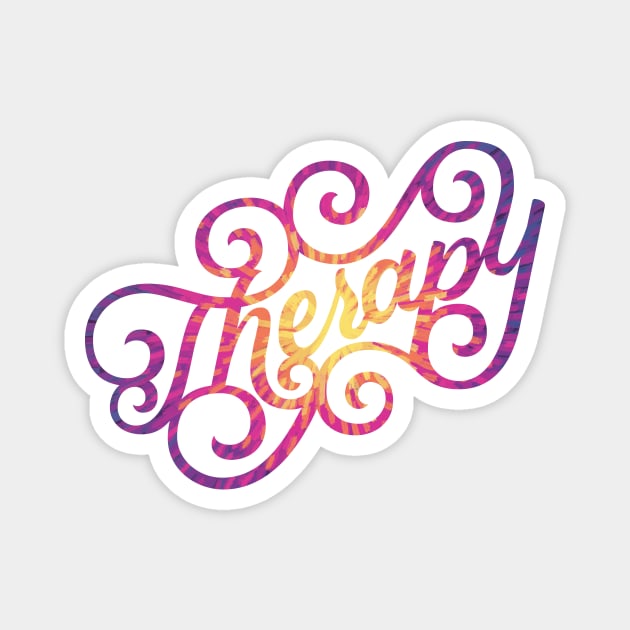 Therapy Bright Magnet by polliadesign