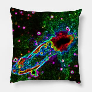 Black Panther Art - Glowing Edges 109 Pillow