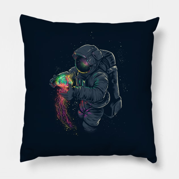 Jellyspace Pillow by angoes25