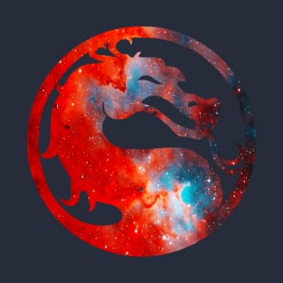 Mortal Kombat Galaxy Silhouette Logo T-Shirt