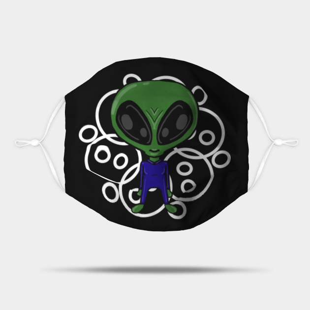Alien - Cartoon Alien - Mask | TeePublic Alien - Cartoon Alien - Mask | TeePublic