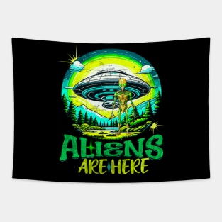 Aliens Are Real Aliens Exist Tapestry