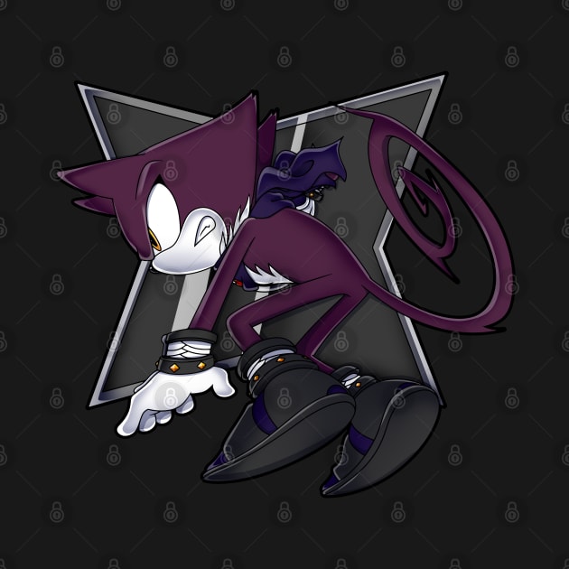 Pyro the cat sonic channel style by idolnya
