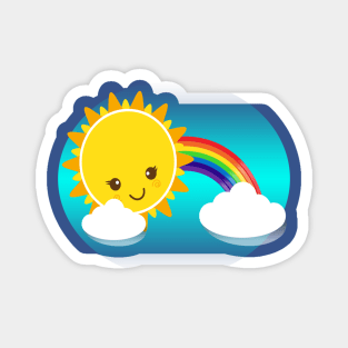 summer sun 2020 Magnet