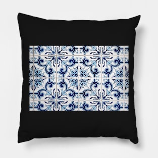 Traditional Portuguese glazed tiles Pillow