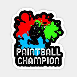 Paintball Champion Magnet