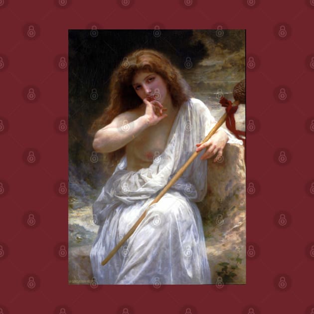 Bacchante - William Adolphe Bouguereau by forgottenbeauty