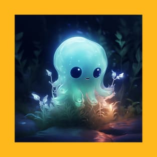 Lumalee - Cute little bioluminescent character T-Shirt