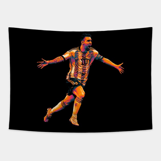 Messi Tapestry by lazartemarjun