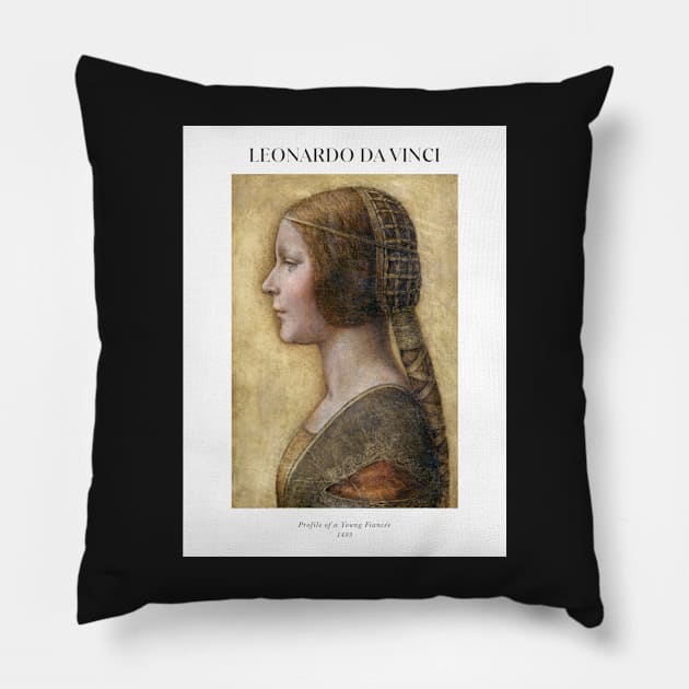 Profile of a Young Fiancé - 1495 Poster Pillow by MurellosArt