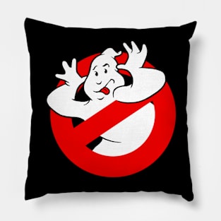 GHOSTBUSTIN' 911 Phooey Ghost Logo Pillow