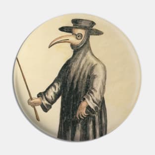 Plague Doctor is Ready to Conduct an Orchestra Pin