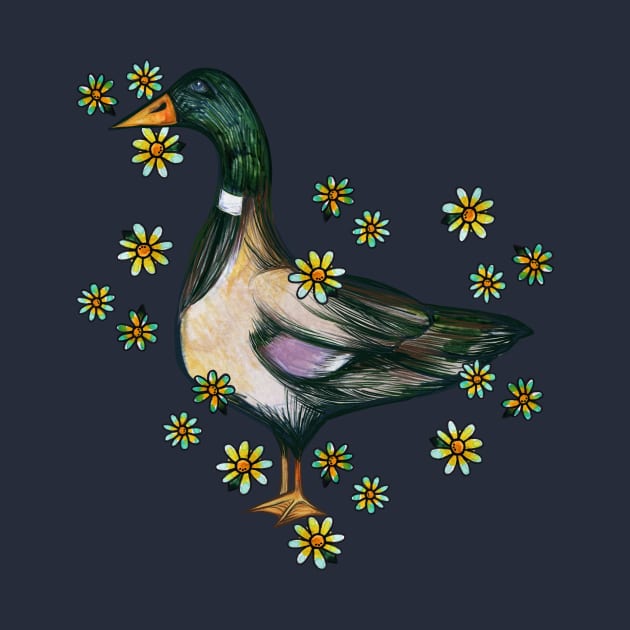 Mallard Daisy Duck by bubbsnugg