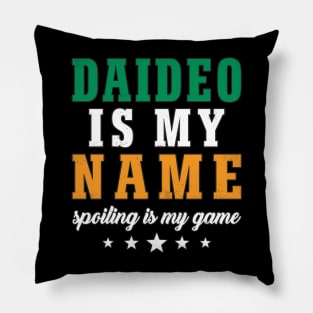 Irish Grandpa Daideo Is My Name Spoiling Is My Game Funny Pillow