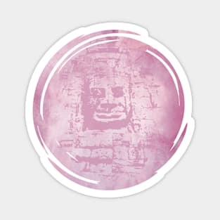 Bayon Face Pink Magnet