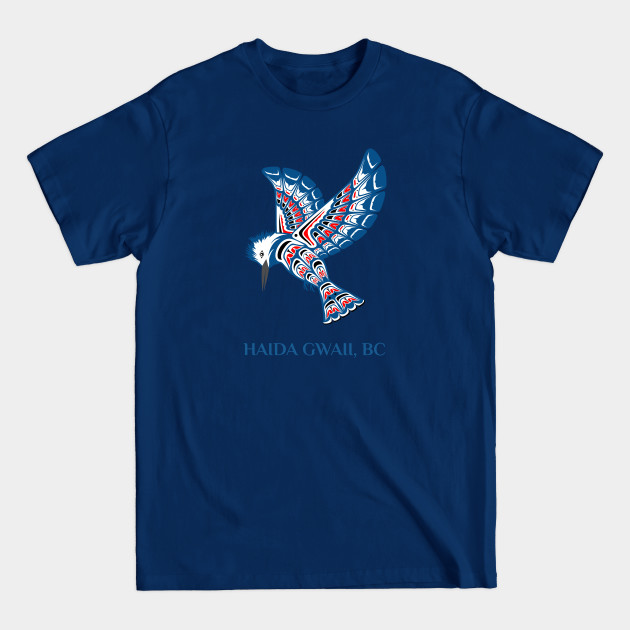 Discover Haida Gwaii British Columbia Pacific Northwest Coast PNW Kingfisher Gift - Kingfisher - T-Shirt