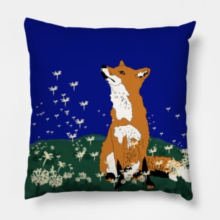 Thoughtful Fox 2 Pillow
