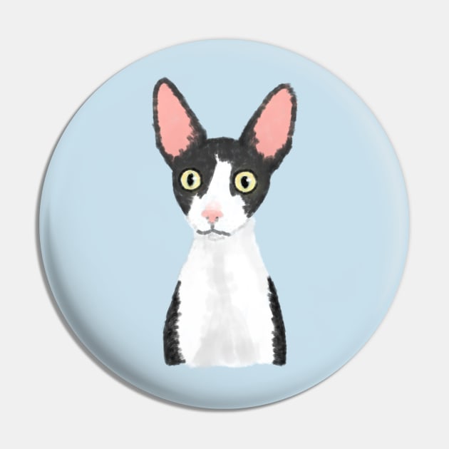 Cornish Rex (Large Design) Pin by Aeriskate