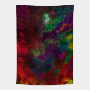 Psychedelic Groovy Dye Colors Tapestry