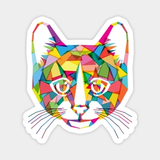 Rainbow Cat Magnet