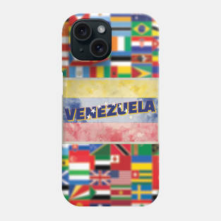 Venezuela vintage style retro souvenir Phone Case