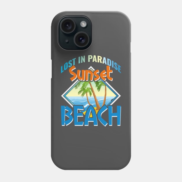 Lost in Paradise T-shirt Phone Case by Kingdom Arts and Designs