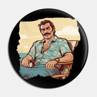 Tom Selleck Pin