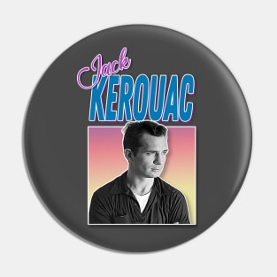 Jack Kerouac ∆∆∆ 90s Styled Retro Graphic Design Pin