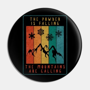 Retro Powder Design Pin