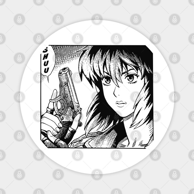 Ghost In The Shell Motoko Kusanagi Manga Shirt Ghost In The