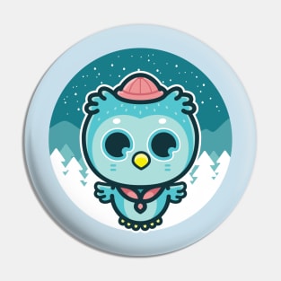 Woodland Scout Owl Pin