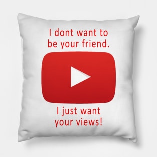 YouTube Partners Pillow