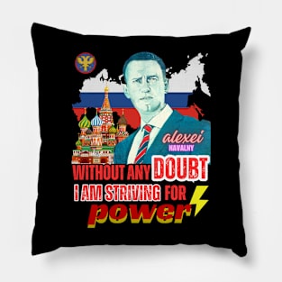 i am striving for power Pillow