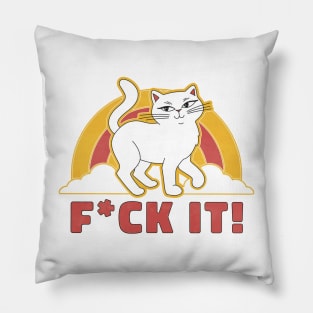 Cute white cat animal Pillow