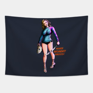 Hockey fan girl 2 Tapestry