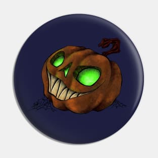 Spooky Halloween Jack-O-Lantern Pin