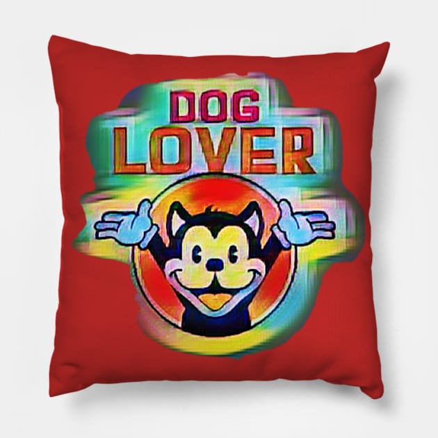 Dog Lover (cat) Pillow by PersianFMts