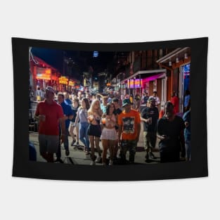 Friday Night On Bourbon Street Tapestry