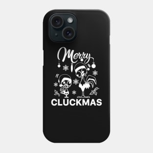 Merry Cluckmas Funny Christmas Chicken Phone Case