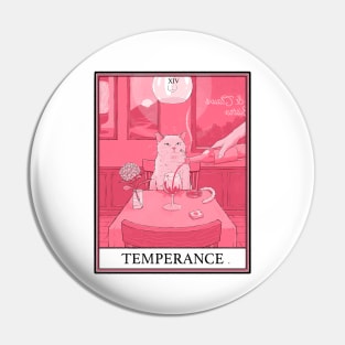 Temperance Cat Tarot Pin