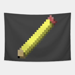 Pencil Pixel art Tapestry