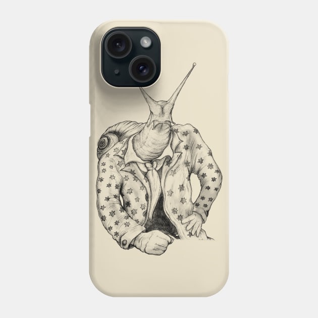 Escargot Phone Case by Gregery James Miller