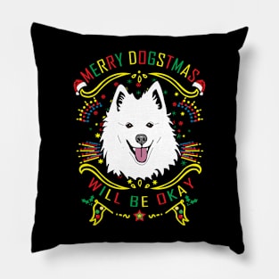 Merry Dogstmas #213 Pillow