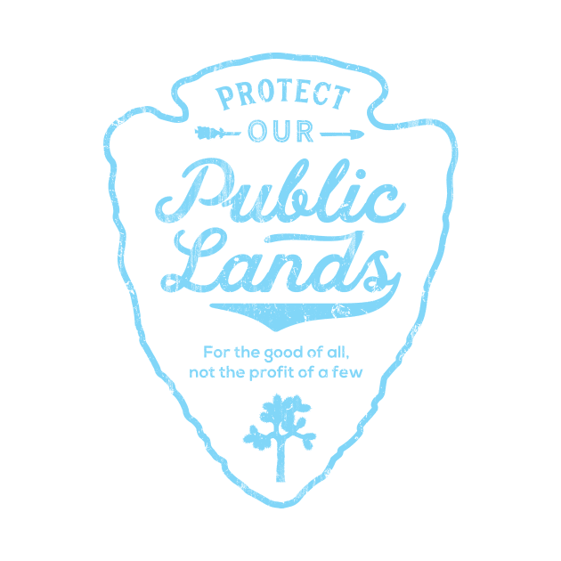 Public Lands Lt Blue by SurfYogaBJJ