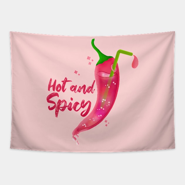 Hot and Spicy Tapestry by Kimprut