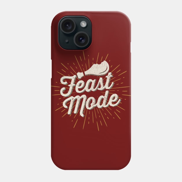 Feast Mode Retro Phone Case by Tingsy